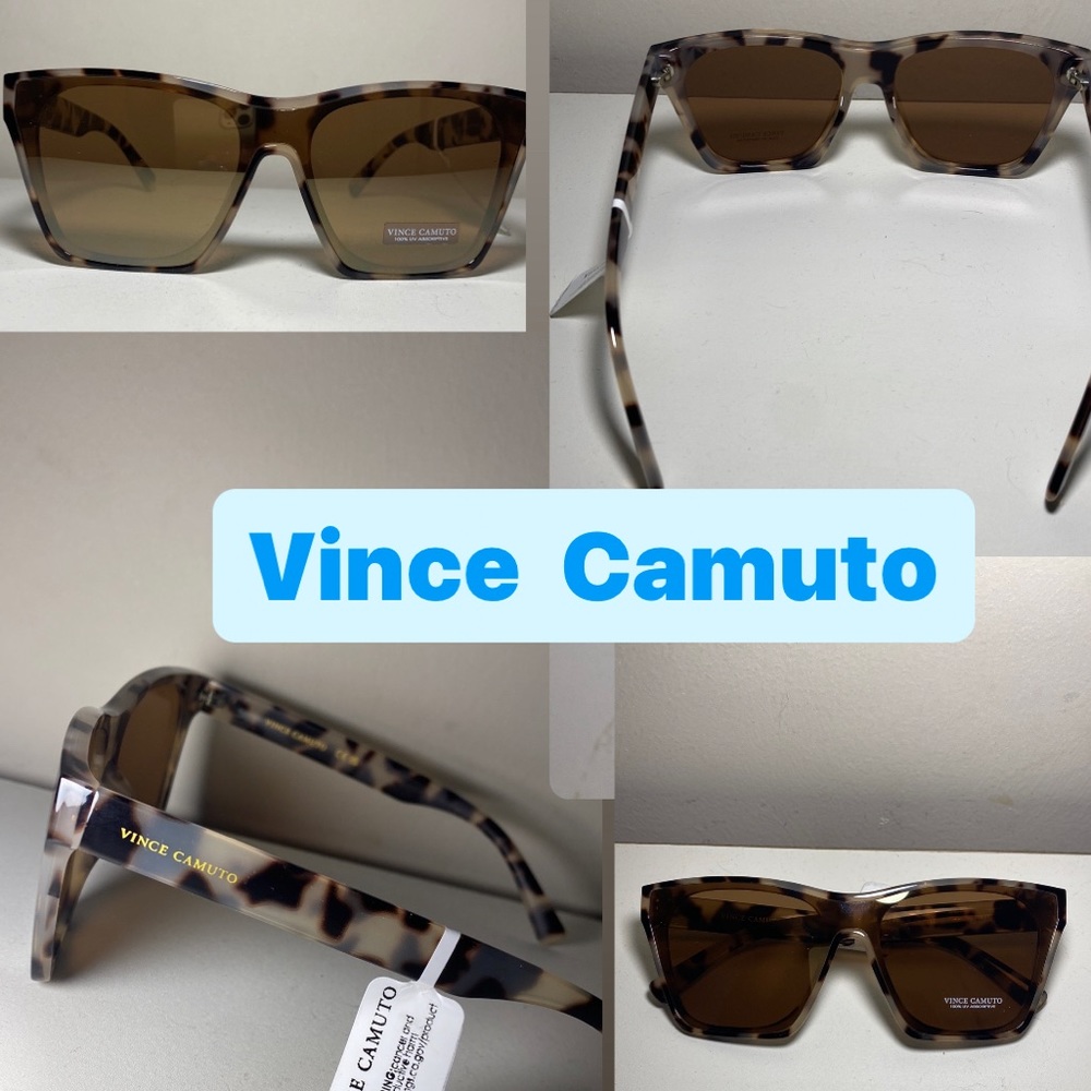 Vince Camuto leopard print sunglasses 100% UV absorptive